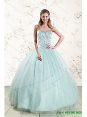 Apple Green Sweetheart Quinceanera Dress and Hot Pink Knee Length Prom Dresses and Beading and Ruffles Little Girl Dress