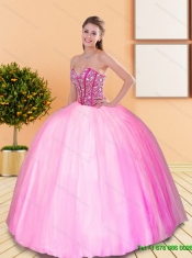 Best Beading Sweetheart Quinceanera Gown for 2015 Spring