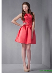 Embroidery and Pick Ups Quinceanera Dress and Ruching Short Dama Dresses and Spaghetti Straps Teal Little Girl Dress