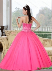 Free and Easy Beading Strapless Quinceanera Dresses for 2015