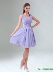 Multi Color Embroidery and Bubbles Quinceanera Dress and Ruching Short Dama Dresses and Spaghetti Straps Bubbles Little Girl Dress