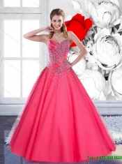 2015 Classical Sweetheart Quinceanera Gown with Beading