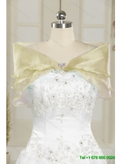 2015 Custom Made Sweetheart Sweet 15 Dresses with Beading and Ruffles