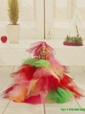 Classical Multi Color 2015 Sweet 15 Dresses with Beading and Ruffles