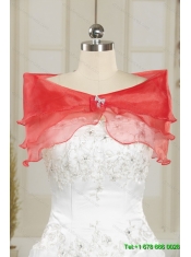 Elegant Beading and Ruffles Sweetheart Quinceanera Dress for 2015