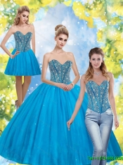 Perfect Beading Sweetheart Quinceanera Dresses for 2015