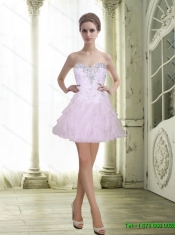 Custom Made Ball Gown Quinceanera Dresses with Beading and Ruffles