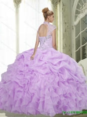 Custom Made Beading and Ruffles Sweetheart Quinceanera Dresses for 2015