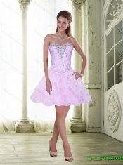 Custom Made Quinceanera Dresses with Beading and Ruffles