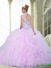 Custom Made Quinceanera Dresses with Beading and Ruffles