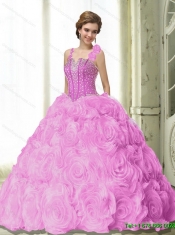 New Style Beading Quinceanera Dresses in Fuchsia