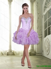 New Styles  Sweetheart Quinceanera Dresses with Beading and Ruffles