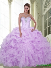 New Styles  Sweetheart Quinceanera Dresses with Beading and Ruffles