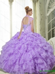 Perfect Beading and Ruffles Sweetheart Quinceanera Dresses for 2015
