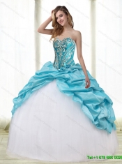 Popular Sweet 15 Dresses with Embroidery and Pick Ups