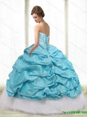 Popular Sweet 15 Dresses with Embroidery and Pick Ups