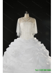 Fast Delivery White Beading Quinceanera Dresses for 2015
