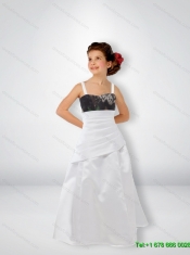Exclusive A Line Straps Camo Flower Girl Dresses with Sweep Train