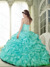 Exquisite Ball Gown Sweetheart Sweet 16 Dresses with Beading