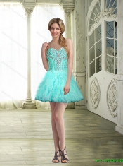Popular Ball Gown Sweetheart 2015 Quinceanera Dresses with Ruffles and Beading