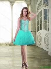 2015 Classical Sweetheart Beaded Elegant Quinceanera Dresses with Ruffles