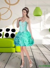 2015 New Styles Quinceanera Dresses with Rolling Flowers