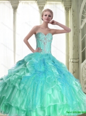 Perfect Lace Up Custom Made Quinceanera Dresses with Beading