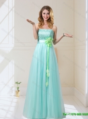 The Brand New Style Dama Dress Chiffon Hand Made Flowers with Empire