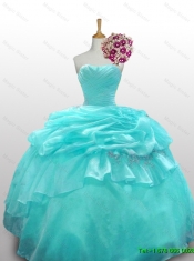 2015 Elegant Quinceanera Dresses with Paillette and Ruffled Layers