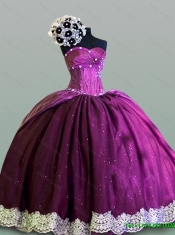 2015 Hot Sweetheart Quinceanera Dresses with Lace