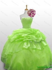 2015 Luxurious Quinceanera Dresses with Paillette and Ruffled Layers