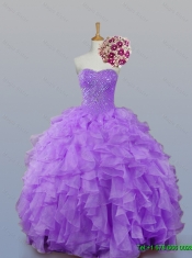 2015 Sweetheart Quinceanera Dresses with Beading and Ruffles 2015 Sweetheart Quinceanera Dresses with Beading and Ruffles