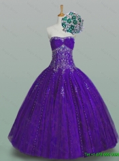 Flirting Strapless Quinceanera Dresses with Beading and Appliques Flirting Strapless Quinceanera Dresses with Beading and Appliques