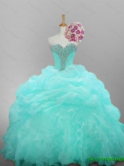 Gorgeous Sweetheart Beaded Quinceanera Dresses with Ruffled Layers