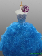 Wonderful Beaded Quinceanera Gowns in Organza for 2015 Fall