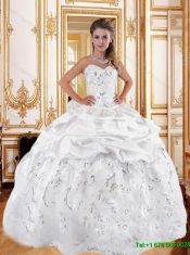 2016 Beautiful Printed and Beaded Quinceanera Dresses with Pick Ups