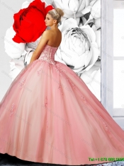 2016 Pretty Sweetheart Quinceanera Dresses with Beading and Appliques