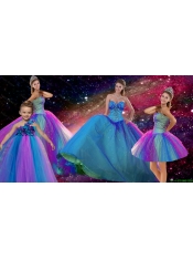 Popular Beaded Multi Color Quinceanera Dresses and Elegant Sweetheart Prom Dresses and Cute One Shoulder Little Girl Dresses