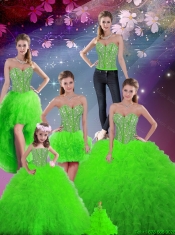 2015 Luxurious Beaded Sweetheart Detachable Sweet 16 Dresses with Floor Length 2015 Luxurious Beaded Sweetheart Detachable Sweet 16 Dresses with Floor Length