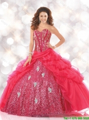 2016 Sturning Sweetheart Sweet 16 Dresses with Sequins and Beading