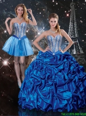 Cheap Sweetheart Detachable Quinceanera Dresses with Beading and Pick Ups Cheap Sweetheart Detachable Quinceanera Dresses with Beading and Pick Ups