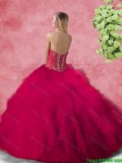 2016 Pretty Quinceanera Dresses with Beading and Ruffles