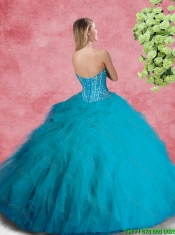 Classical Beaded Sweetheart Quinceanera Dresses with Ruffles