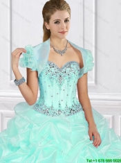 2015 Best Selling Beaded Quinceanera Dresses with Pick Ups
