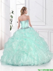 2015 Best Selling Beaded Quinceanera Dresses with Pick Ups