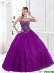 2015 Fashionable Ball Gown Sweet 16 Dresses with Strapless