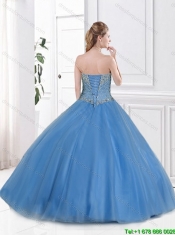 2015 Hot Sale Ball Gown Sweetheart Quinceanera Dresses in Tulle