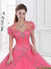 2016 Beautiful Ball Gown Sweet 16 Dresses with Beading