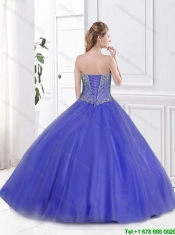 Classical Sweetheart Sweet 16 Dresses with Beading for 2016