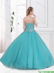 Discount Sweetheart Quinceanera Gowns with Beading
